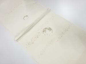 未使用品　正絹　汕頭蘇州刺繍　帯揚げ